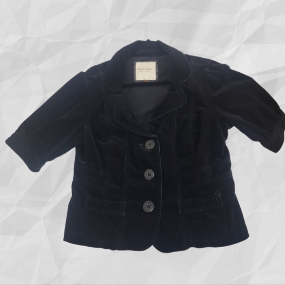 SONOMA LIFE + STYLE Corduroy Jacket Black L - Picture 1 of 5